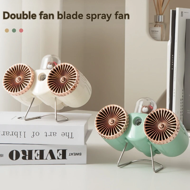 Mini small fan handheld USB charging student portable silent office dormitory cooling fan light with three levels of colorful li