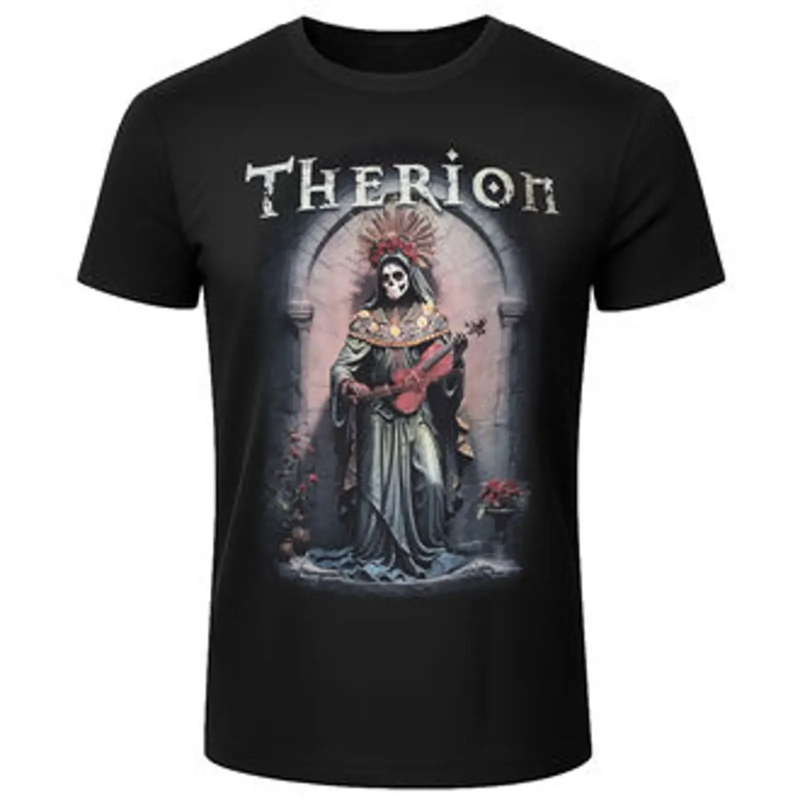 men's t shirt THERION Con Orquesta NAPALM RECORDS TS_9261 vintage Washed Casual Stylish Stretched Slightly designer clothes