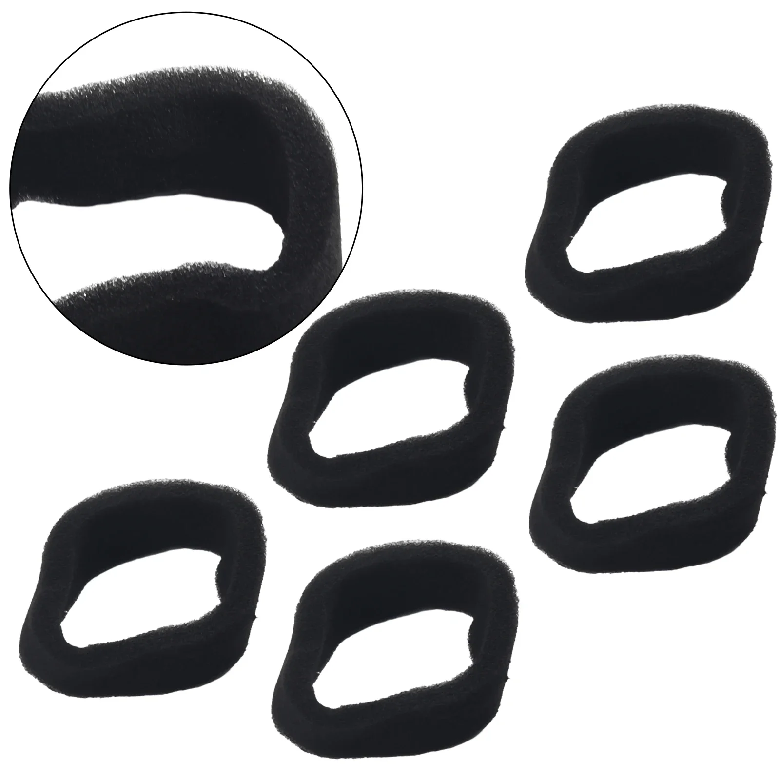Strumento pratico in spugna filtrante nuovissimo di alta qualità 5 pezzi / set Accessori Parti del filtro Spugna 50mmX43mm Aria nera