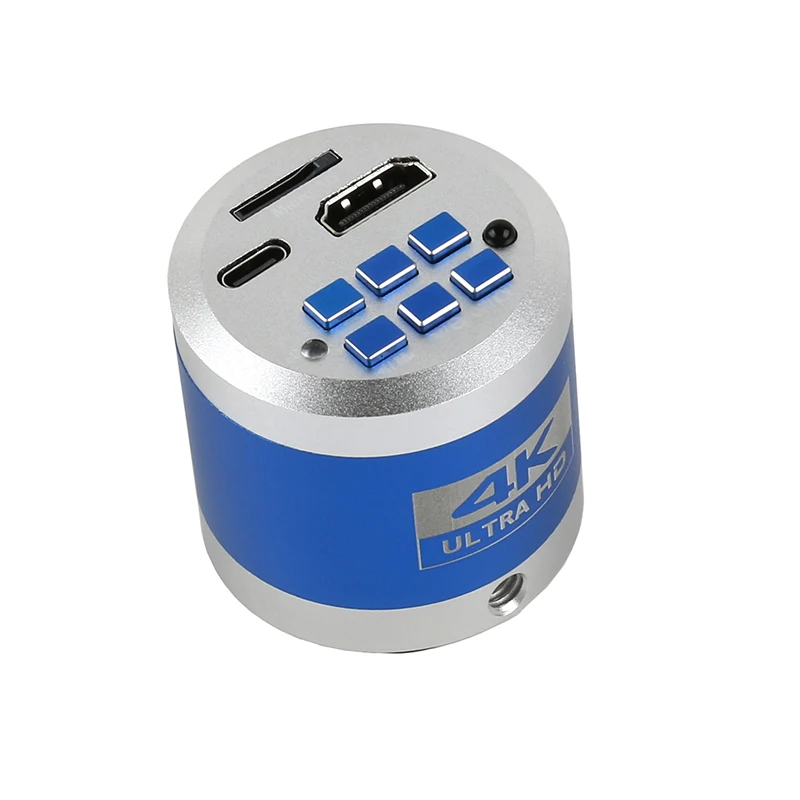 Caméra de microscope vidéo numérique HDMI Type-C USB pour PC, 4K 1080p 60MP, pour l'industrie, l'inspection de puces BGA CPU SMD et la soudure, loupe numérique