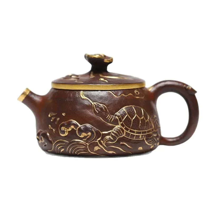 

Ручная работа, позолоченная фиолетовая грязь, высокотемпературная печь, смена креативного фиолетового глиняного горшка