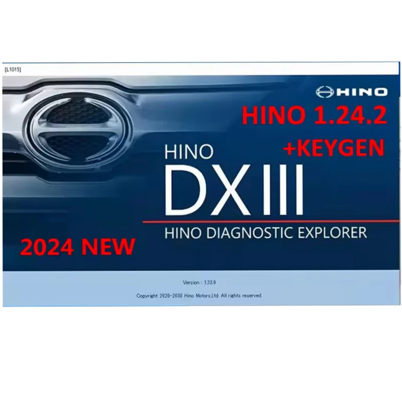 2025 Hino Diagnostic Explorer 3 Hino DX3 v1.24.2 2024 Diagnostic Software + unlocked keygen + free help install + install video