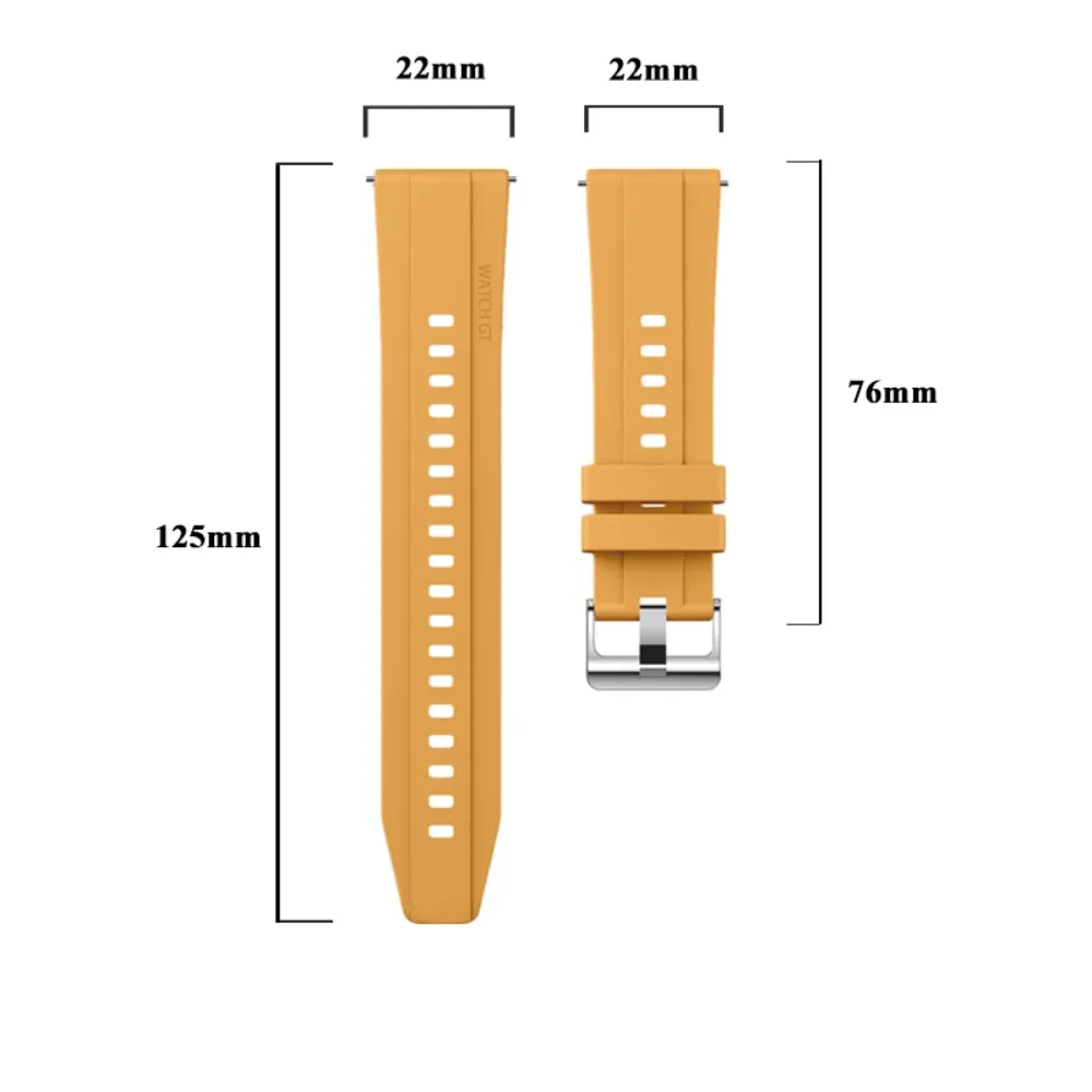 Silicone Watch Strap for CMF Watch 3 Pro Daily Use Lightweight Simple Classic Look Sweat Blocking Wristband for CMF Watch Pro 2