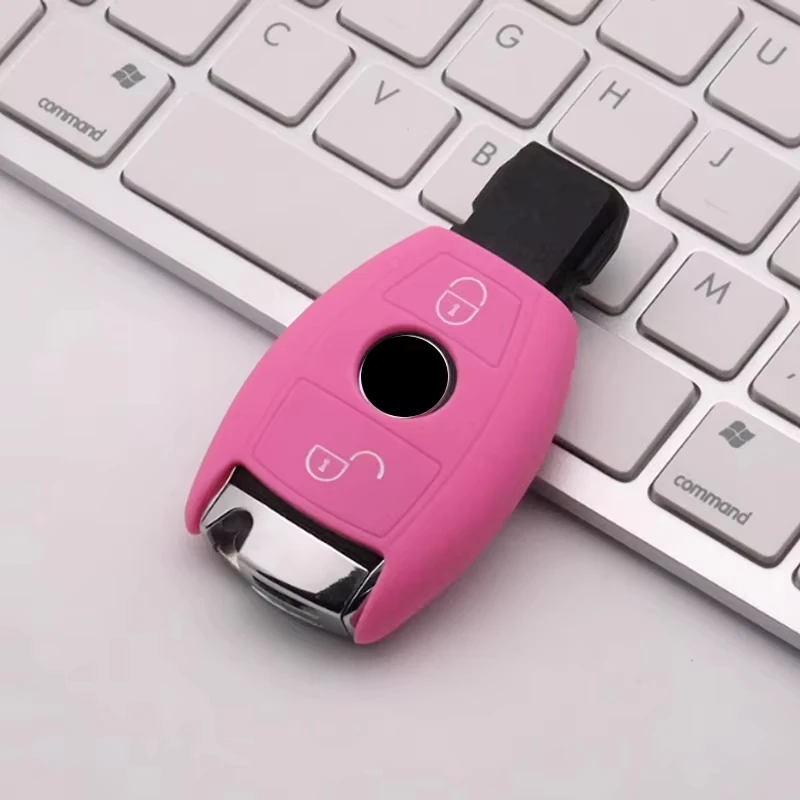 2 3 Buttons New Silicone Car Key Cover Case for Mercedes Bnez CLA GLC GLA GLK W203 W210 W211 W204 W176 A B C E S R Class AMG