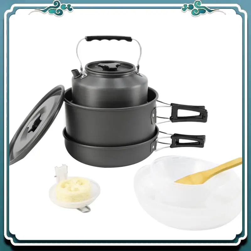 

Reliable Lightweight Portable Folding Pot And Pan With Carrying Bag,For Outdoor Camping Backpacking Picnic