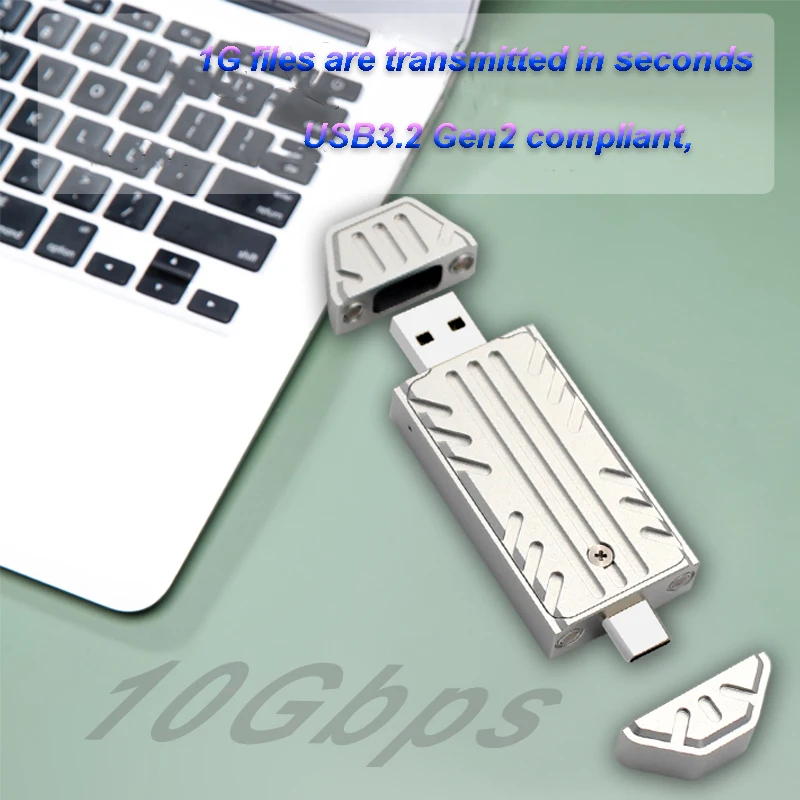 M.2 NVME 2230 SSD Chassis JMS583 Master USB 3.2 GEN2 10GBPS M.2 NVME SSD High Speed SSD Chassis for Laptop/PC