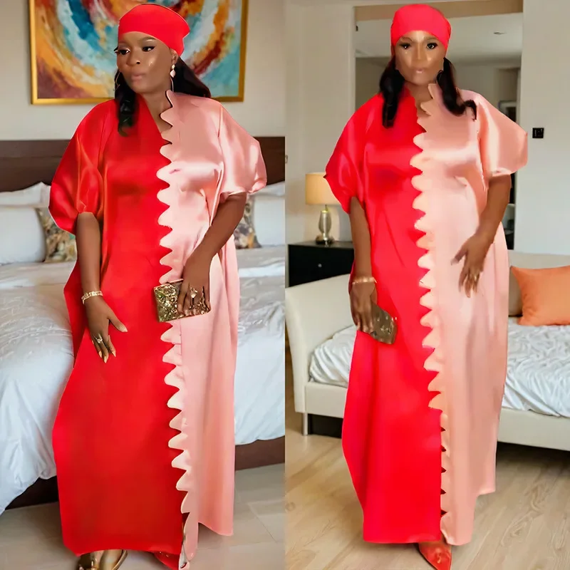 African Dresses for Women 2025 Traditional Africa Clothing Dashiki Ankara Outfits Gown Abayas Robe Muslim Kaftan Maxi Long Dress