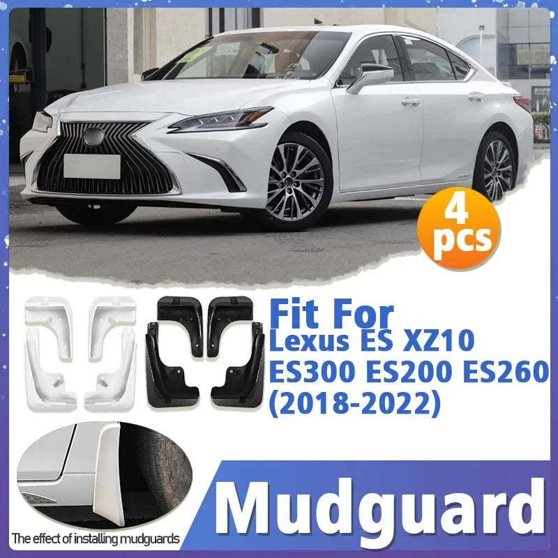 

Mudguards For LEXUS ES XZ10 ES250 ES350 ES300H 250 300H 350 2019 2020 2021 2022 Mud Flaps Splash Guards Fender Car Accessories