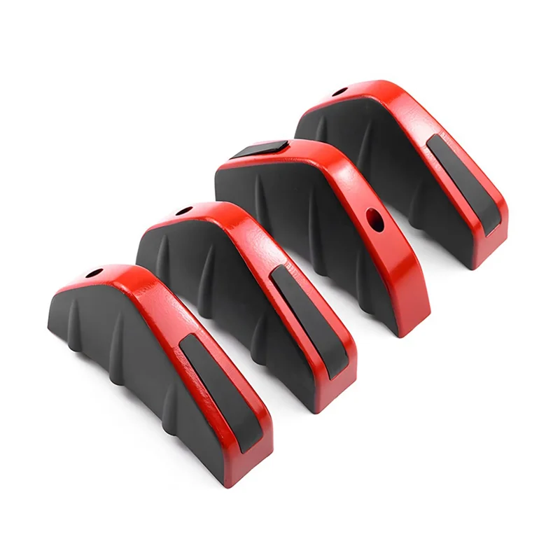 

Car Rear Lower Bumper Wing Lip Diffuser, Anti-Crash Replacement Parts Spoiler Protector, Rear Bumper Splitter Lip Wing , 4Pcs-A6