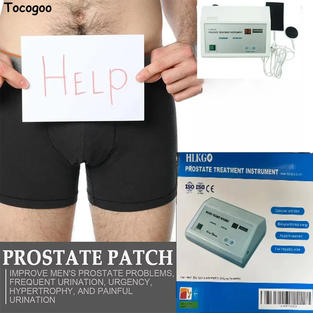 Prostate Massager Treatment Apparatus Magnet Heating Prostate Therapy Machine Testicle Stimulation Exercise Instrument for Men