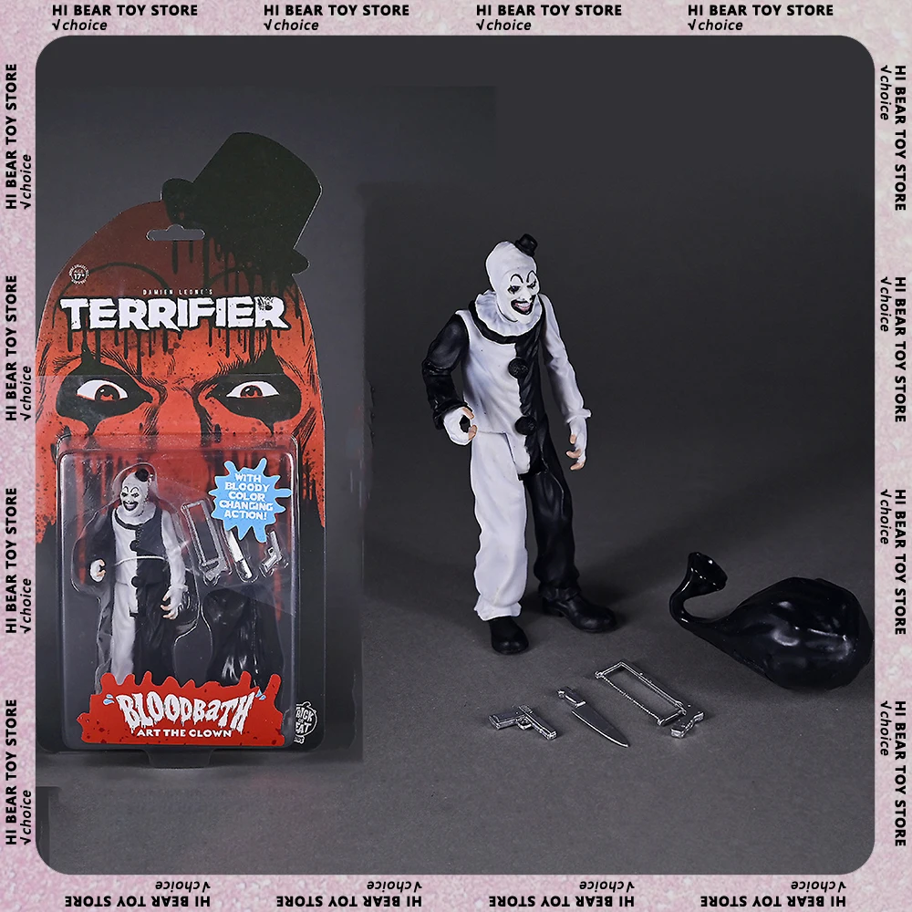 

Фигурка Terrifier: Коллекционная статуэтка клоуна Джокера для Хэллоуина, коллекция фигурок ужасов, модель-кукла, подарки