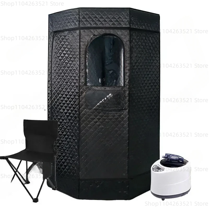 

Portable Steam Sauna Tent, Home Sauna Kit, Whole Body, Large Space Spa, Steamer Room, 3L