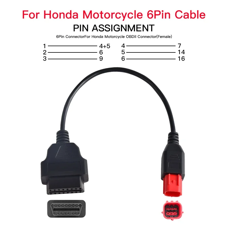 

For KTM OBD 2 Extension cable OBD2 Connector Motorcycle Motobike For YAMAHA For HONDA Moto For SUZUKI For Ducati For Kawasaki