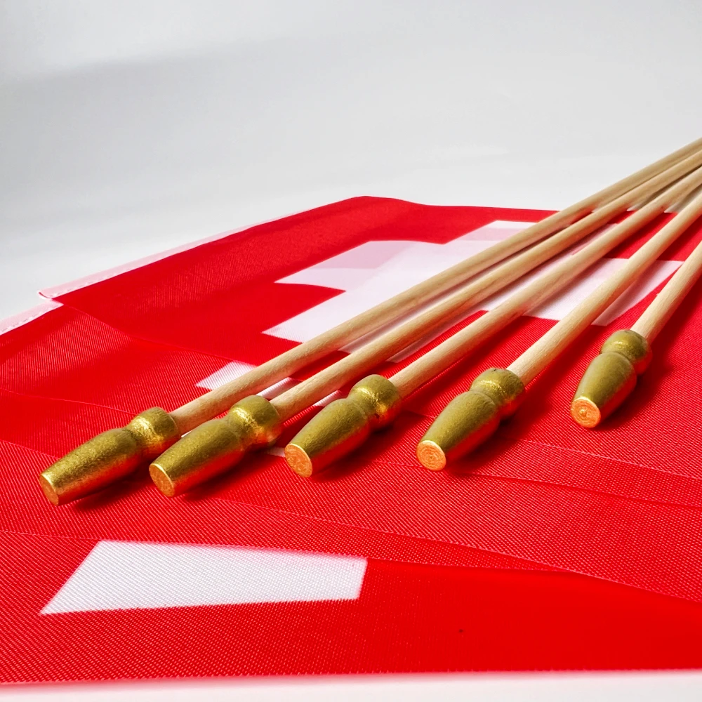 سويسرا يلوح باليد العلم الوطني 14*21 سنتيمتر البوليستر العلم السويسري #4