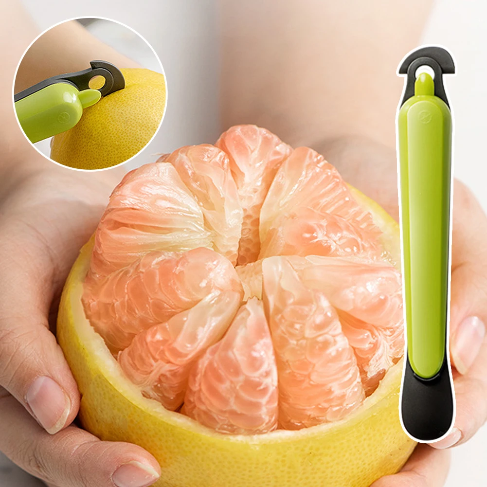 Orangenschäler, Stripper, einfach zu verwendendes Obstschälwerkzeug, multifunktionales Grapefruit-Zitronen-Orangenschneider, Küchen-Obst-Gemüse-Werkzeug