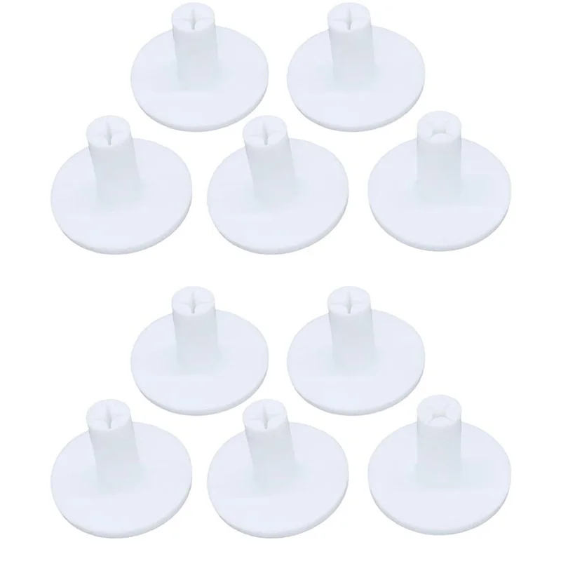 

10Pcs Golf TPR Tee Holder Set for Golf Driving Range Tee Practice Tool Professional Golf Tees,White