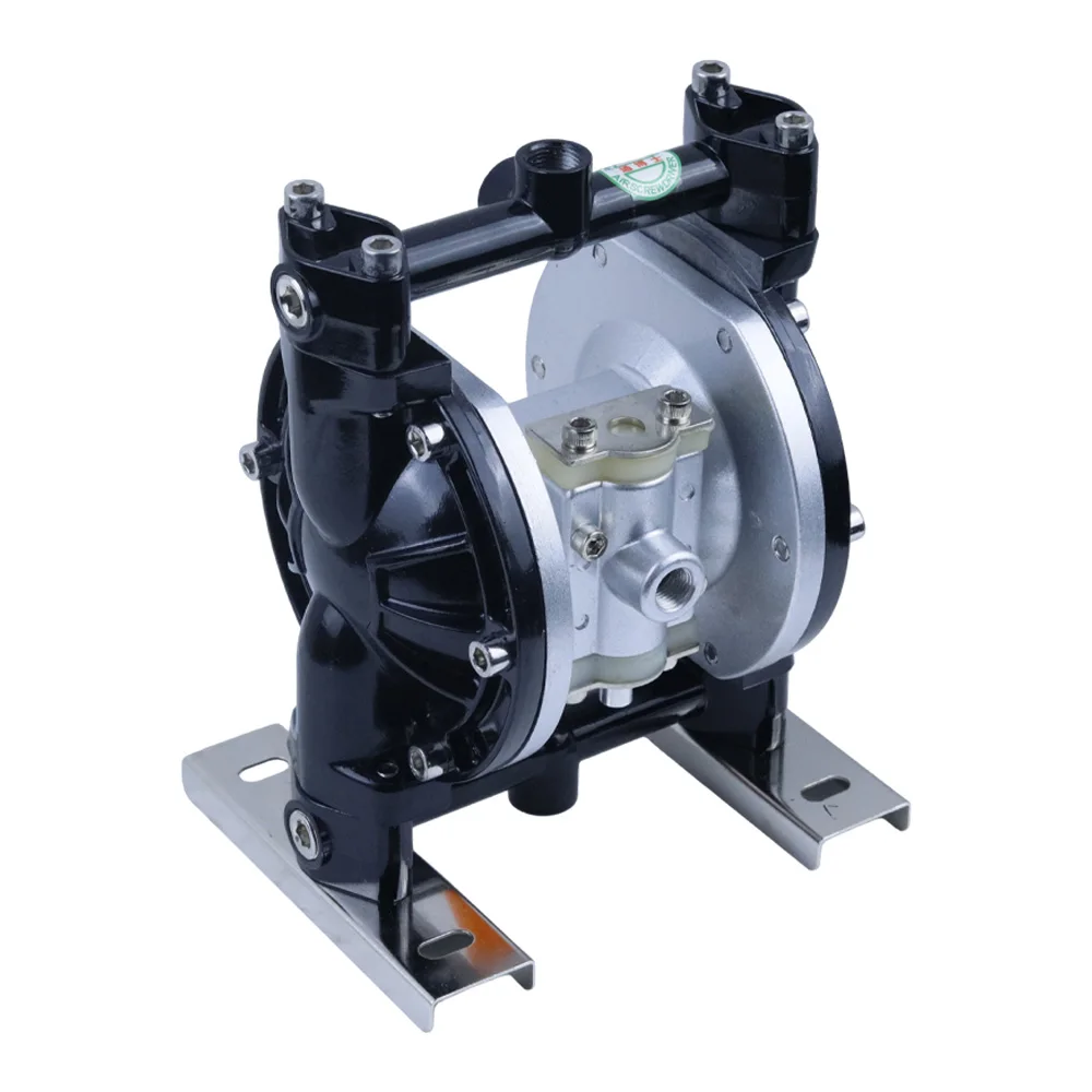Pneumatic Diaphragm Pump, Aluminum Alloy Air Operated Pump for UV Ink Glue Water Paint, Corrosion Resistant Paint Transfer Pump