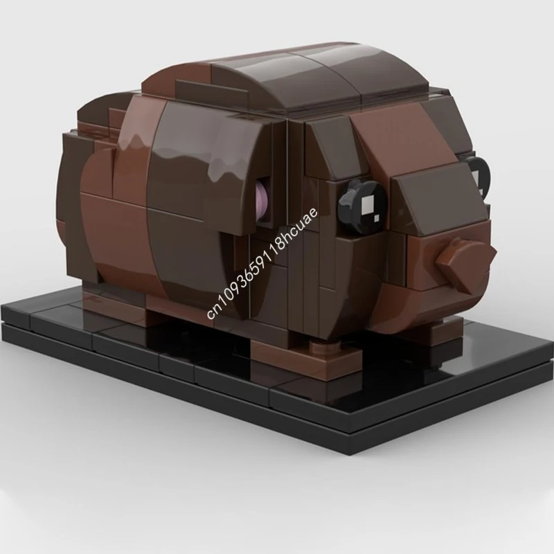 

111 шт. MOC морская свинка коричневый Brickheadz лучшие идеи подарков на день рождения для детей мастер-серия строительные блоки коллекционное издание модель