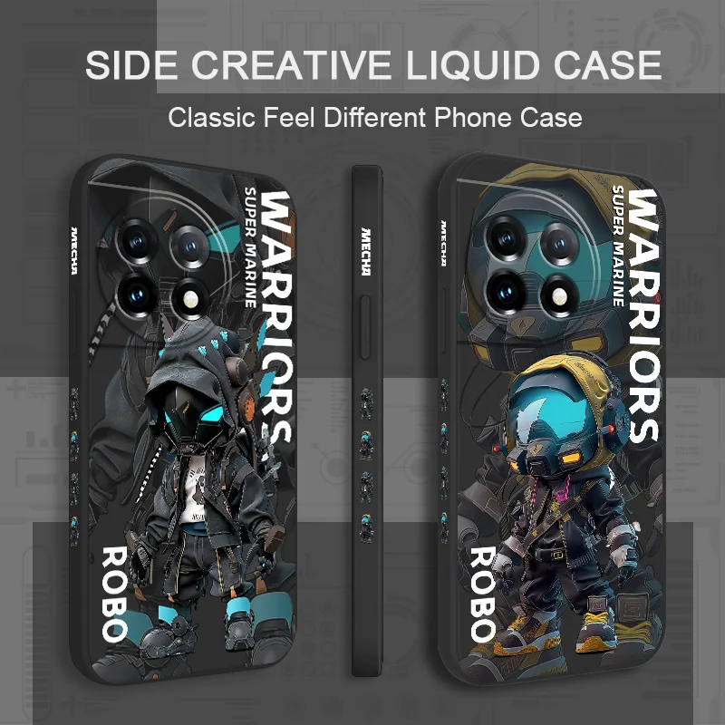 Trendy Cool Boy Phone Case For Oneplus 12 12R 11 11R 10 10R 10T 9R 9RT 9 8T 8 7 7T Pro 5G Liquid Silicone Cover