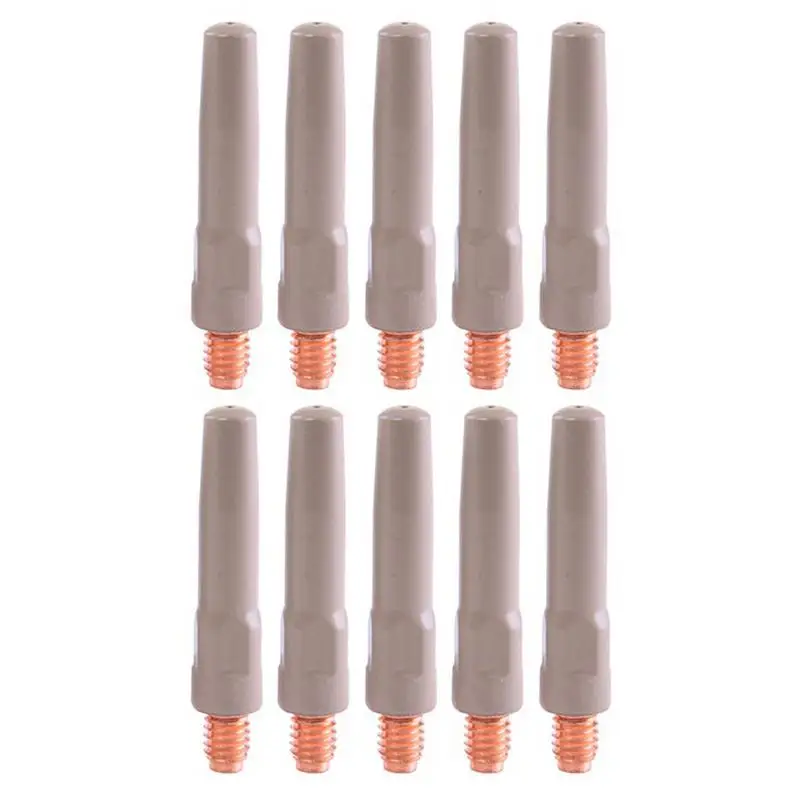 

Welder Nozzle Set 10PCS Welding Torch Nozzle Replacement Parts Non-Stick Coating Welding Torch Accessory Welding Tip For Slag