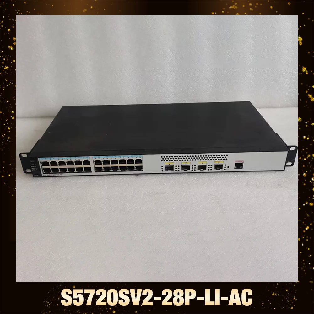 For HUAWEI S5720SV2-28P-LI-AC 24 port Gigabit Ethernet 4-port SFP Layer 2 Network Management Switch