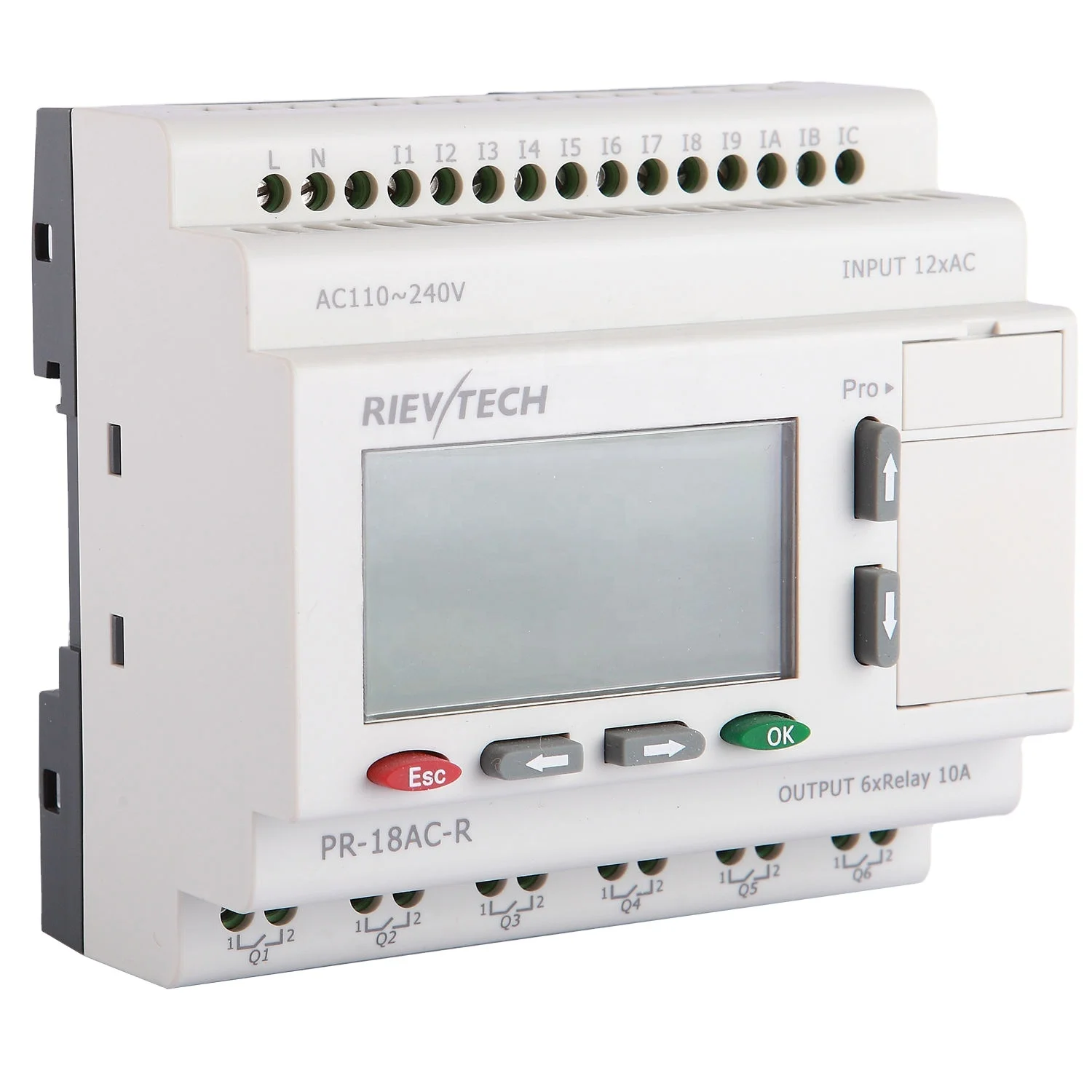New PR-18AC-R Programmable Logic Controller Plc Automation Plc Programming Languages Plc Ladder Logic Module