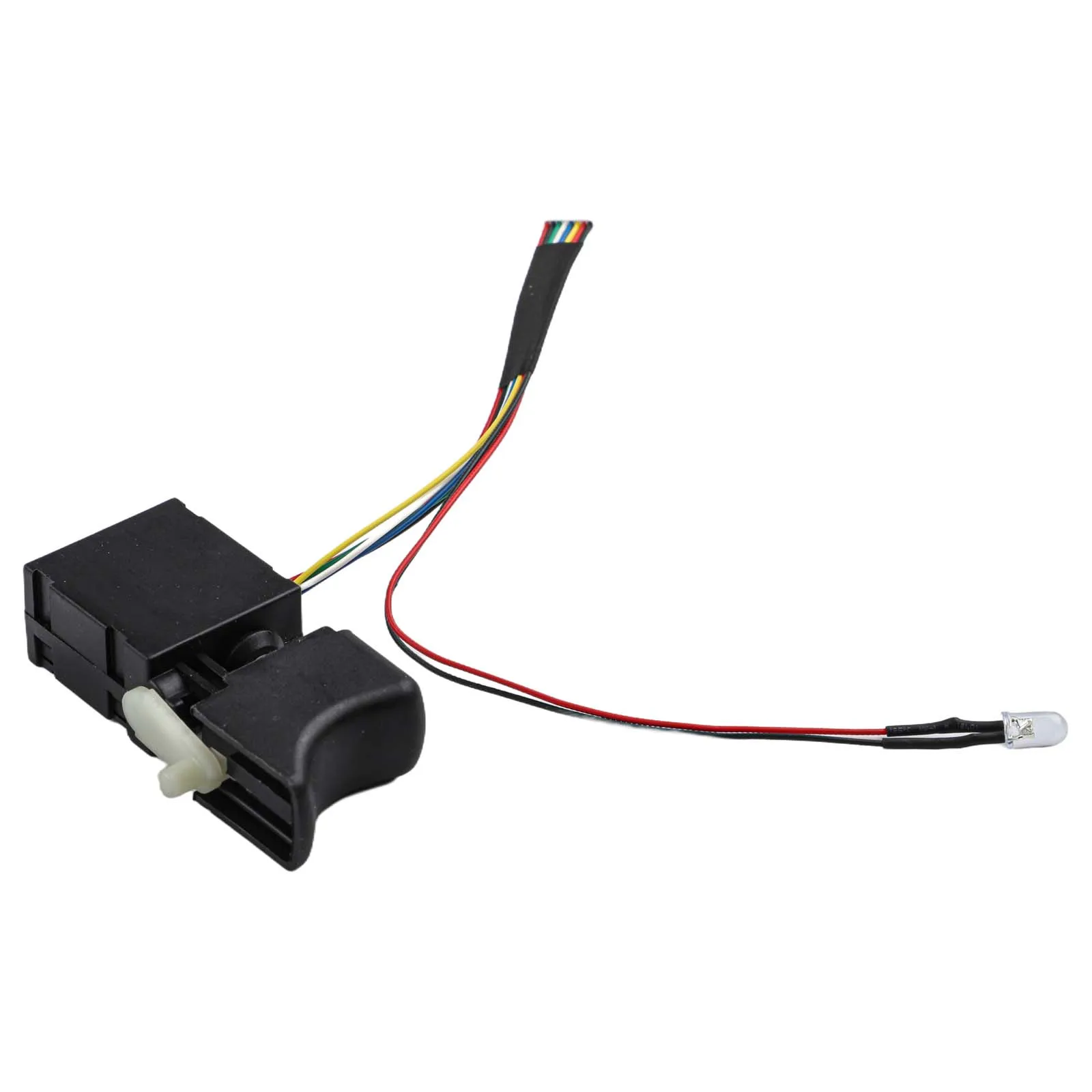 DC Electric Drill Trigger Switch Rated 0.2A 42V with Light for Dayi For A3/2106 Cordless Brushless Electric Wrench Replacement