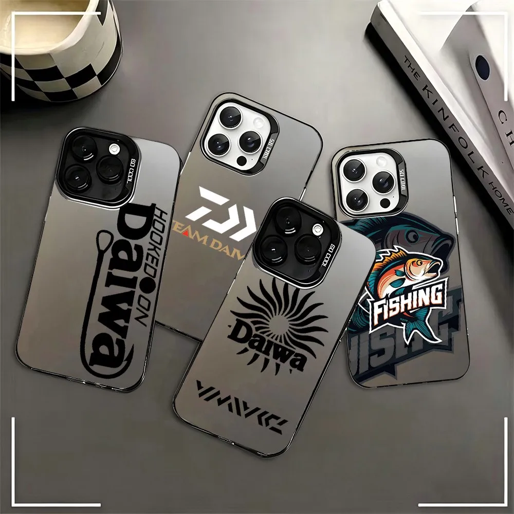 Daiwas Fishing Logo Phone Case For iPhone 18 17 17e 16e 16 15 14 13 12 11 mini Pro Max X XR XSMAX 8 7 Air Plus Matte