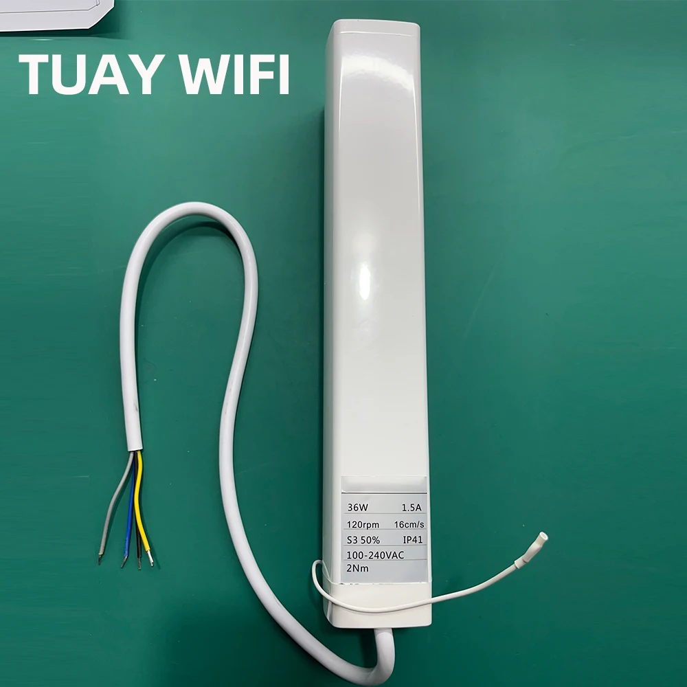 LifeLibero Tuya Wifi Electric 5-Wire Curtain Motor With Remote Voice Control Alexa Google For Smart Custom Old Rail Tracks