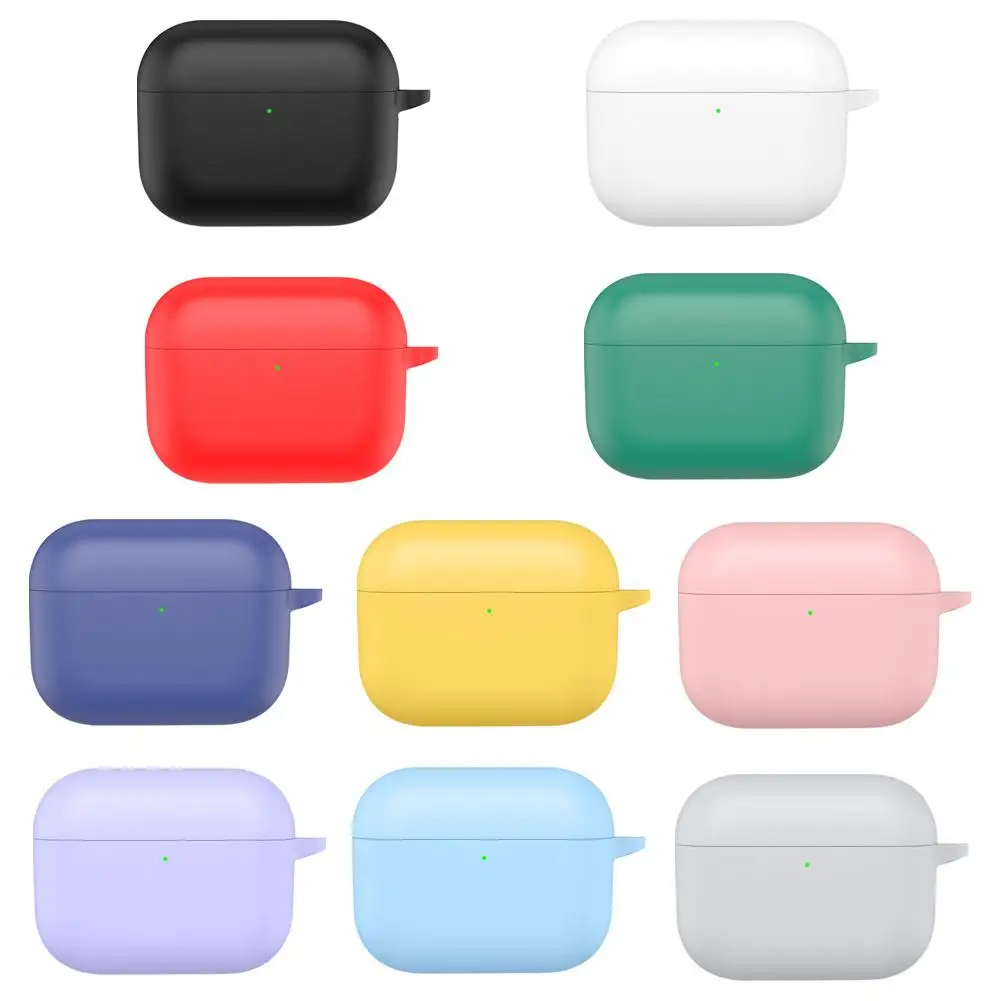 ل AirPods Pro 3 حافظة جلدية من السيليكون 2 مللي متر سميكة 360 كامل التفاف Traceless الغراء قابل للغسل المضادة للانزلاق للصدمات قالب الآلة الحقيقية