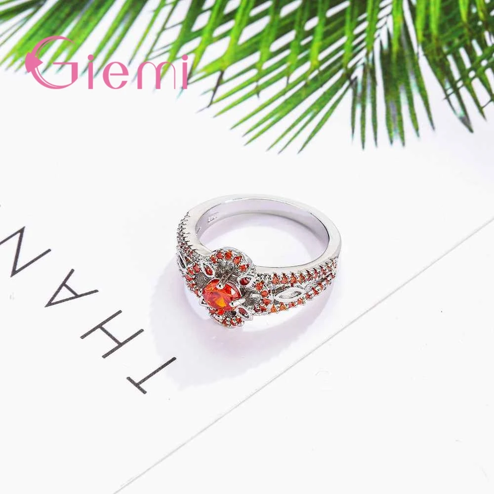 Popular Trendy Exquisite Women Rings 925 Sterling Silver Jewelry Rings Pretty Good Accessories Party Engagement Bijoux