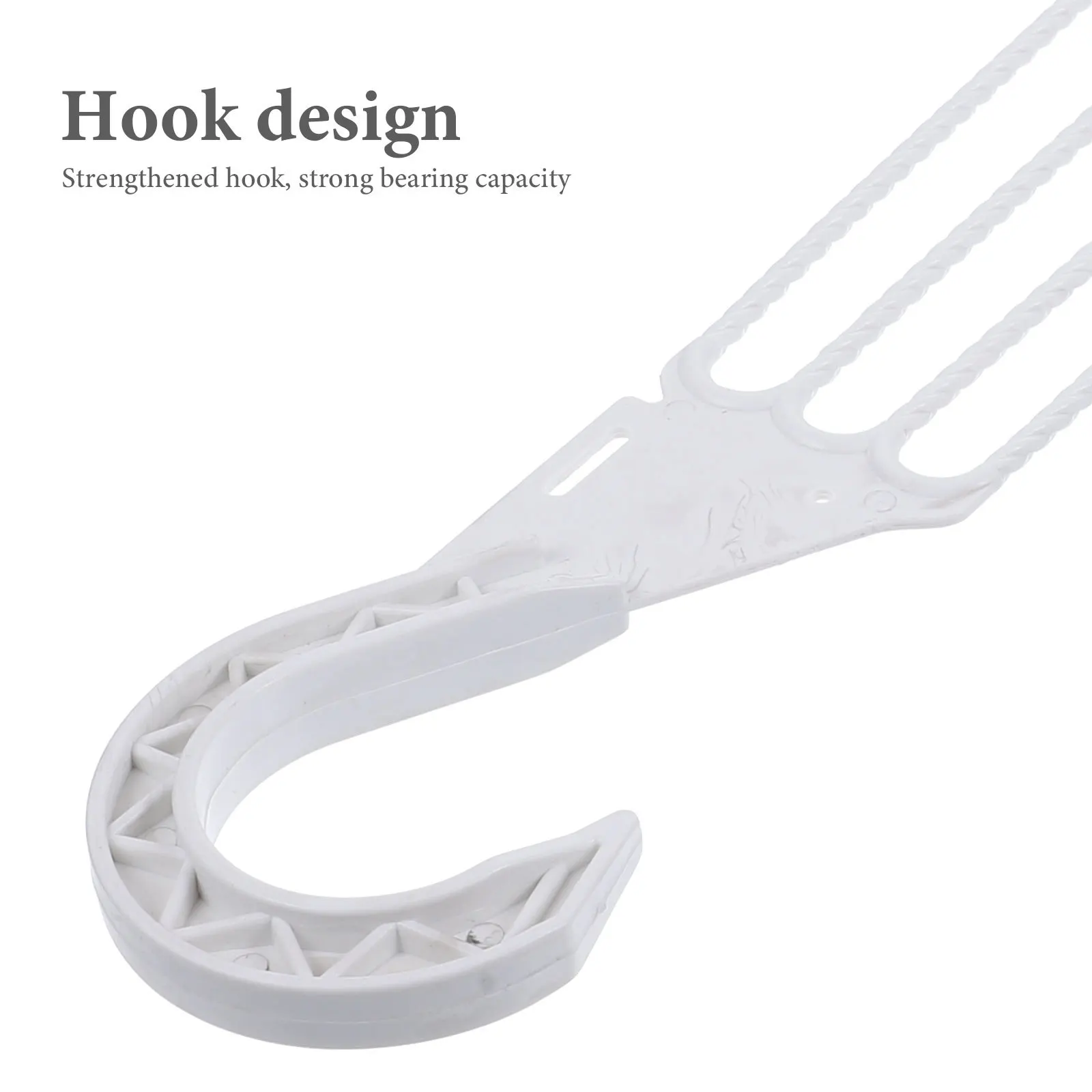 

5Pcs Plastic Hanging Basket Hooks Hanging Planter Holders Sturdy Flower Pot Support for Garden Balcony Flower Pot Hook