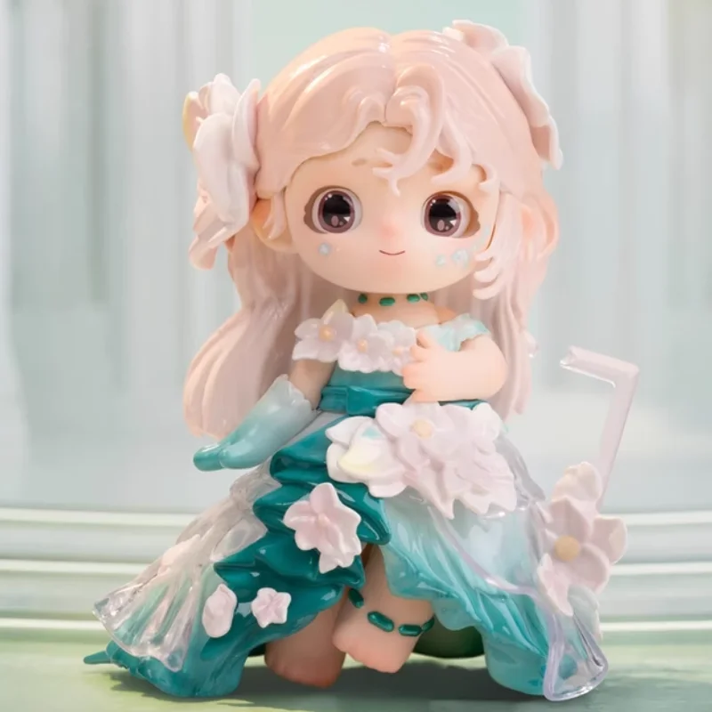 

Милый подарок на день рождения, женская фигурка, игрушка, звездная ночь, модная глухая коробка, Коллекционная офисная игрушка, мультяшный стиль животного