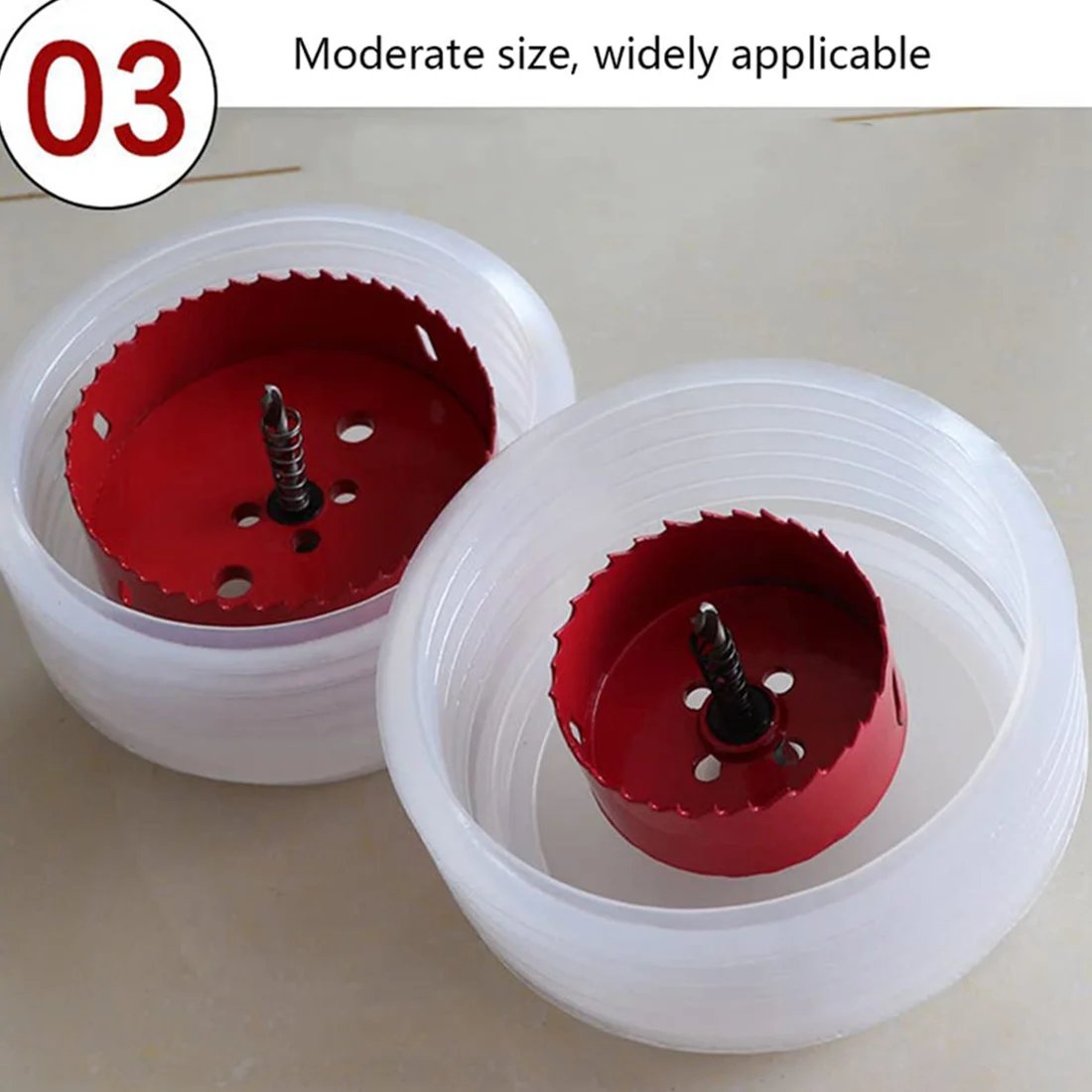 

Electric Hammer Drill Dust Collector Wood Electrician Protection Downlight Gypsum Ceiling Sound Reaming Dust Drill Bit