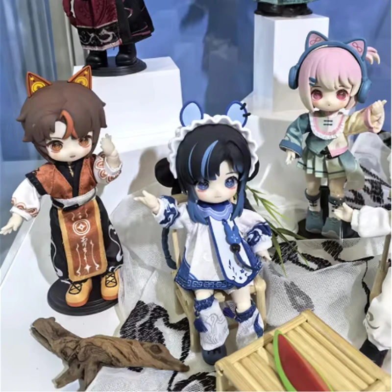 ناجي Yunxu Ji سلسلة صندوق أعمى ناجي BJD أنيمي الشكل مفاجأة حقيبة صندوق غامض Kawaii أنيمي دمية سطح المكتب ديكور جمع اللعب هدية