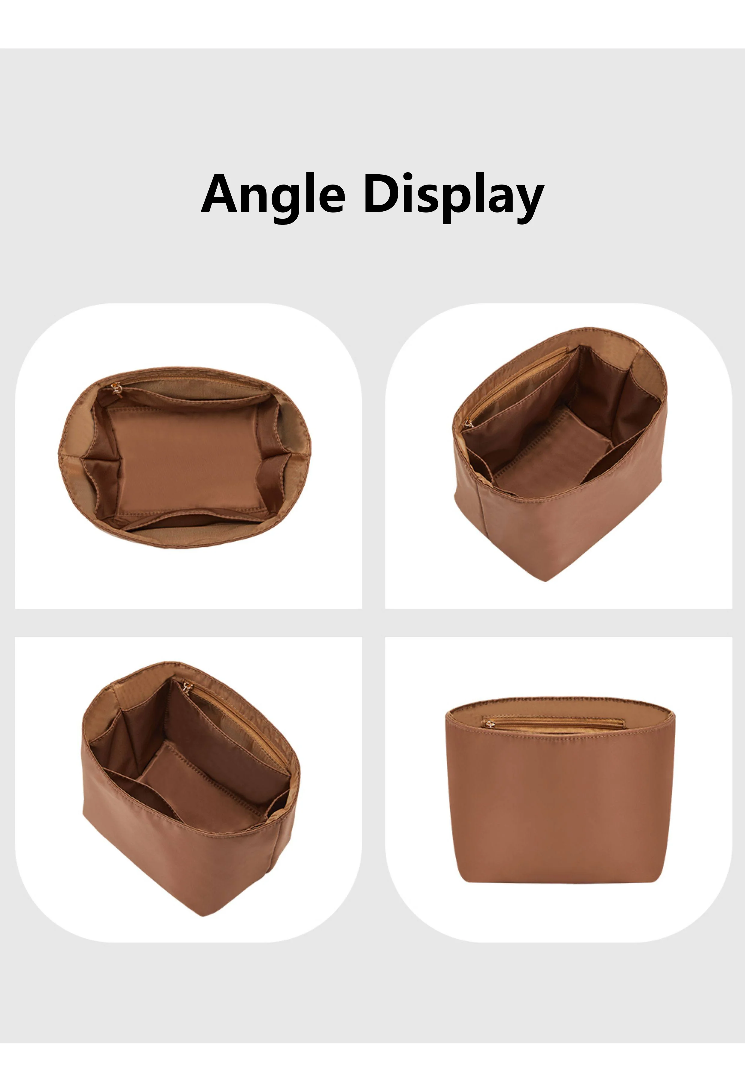 Bag Organizer Insert for Storage for Picotin 18 22 Storage Support Shape Nylon Inner Lining Orderly Neat Bag Modify Accessories