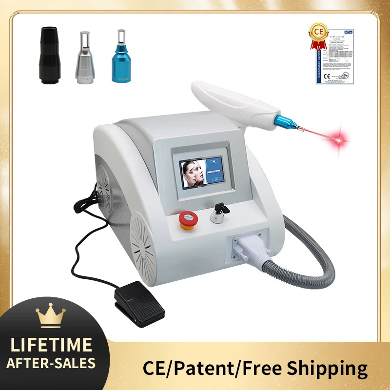 Laser Skin Whitening Pigment Removal Eyebrow Washer Machine Wash CE Portable Carbon Peeling Equipment Spa Items Beauty Salon