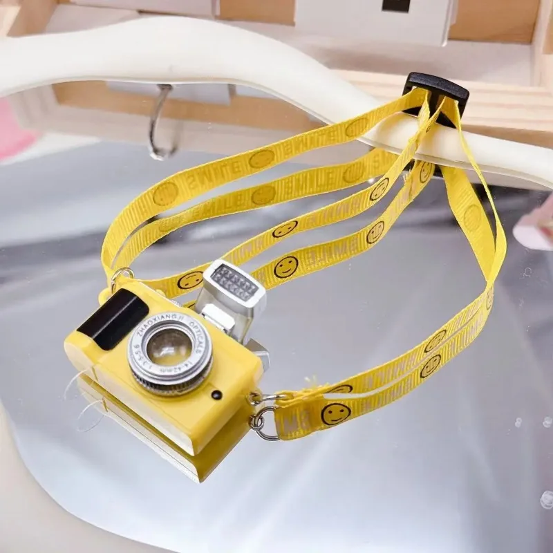 For 17cm labubu Decoration Camera Accessories Simulated Mini Camera Can Flash And Produce Sound Cute Doll