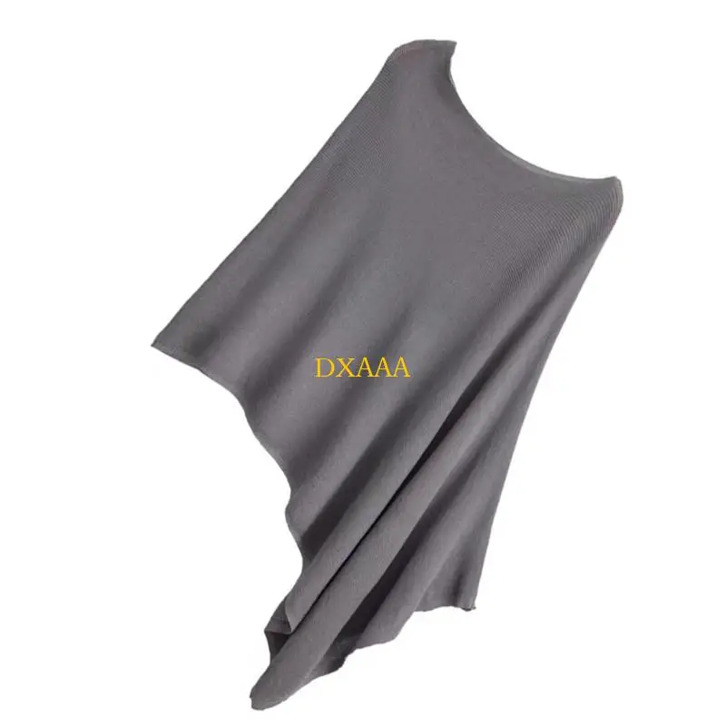 DXAA Soft Polyester Knitted Shawl Breathable Lightweight Cover Up Capelet For Spring Summer Evenings Beach Vacation