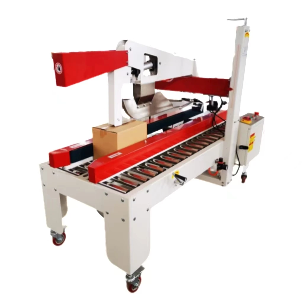 

Shuhe Automatic Electric Taper Carton Sealer Versatile Sealing Machine for Paper Plastic Metal Glass Wood Packaging