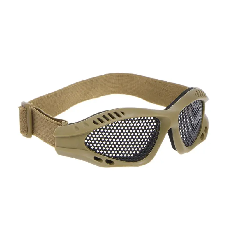 Óculos proteção para airsoft óculos sem neblina, malhas metal vidro
