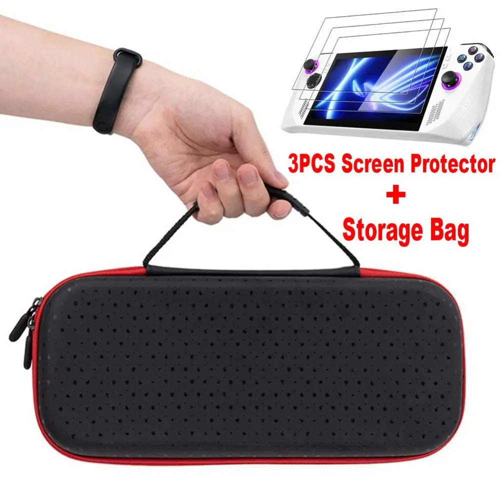 Pouch EVA Carrying Case Shockproof Hard Handheld Game Console Box Handbag Portable Storage Bag for Asus ROG Ally