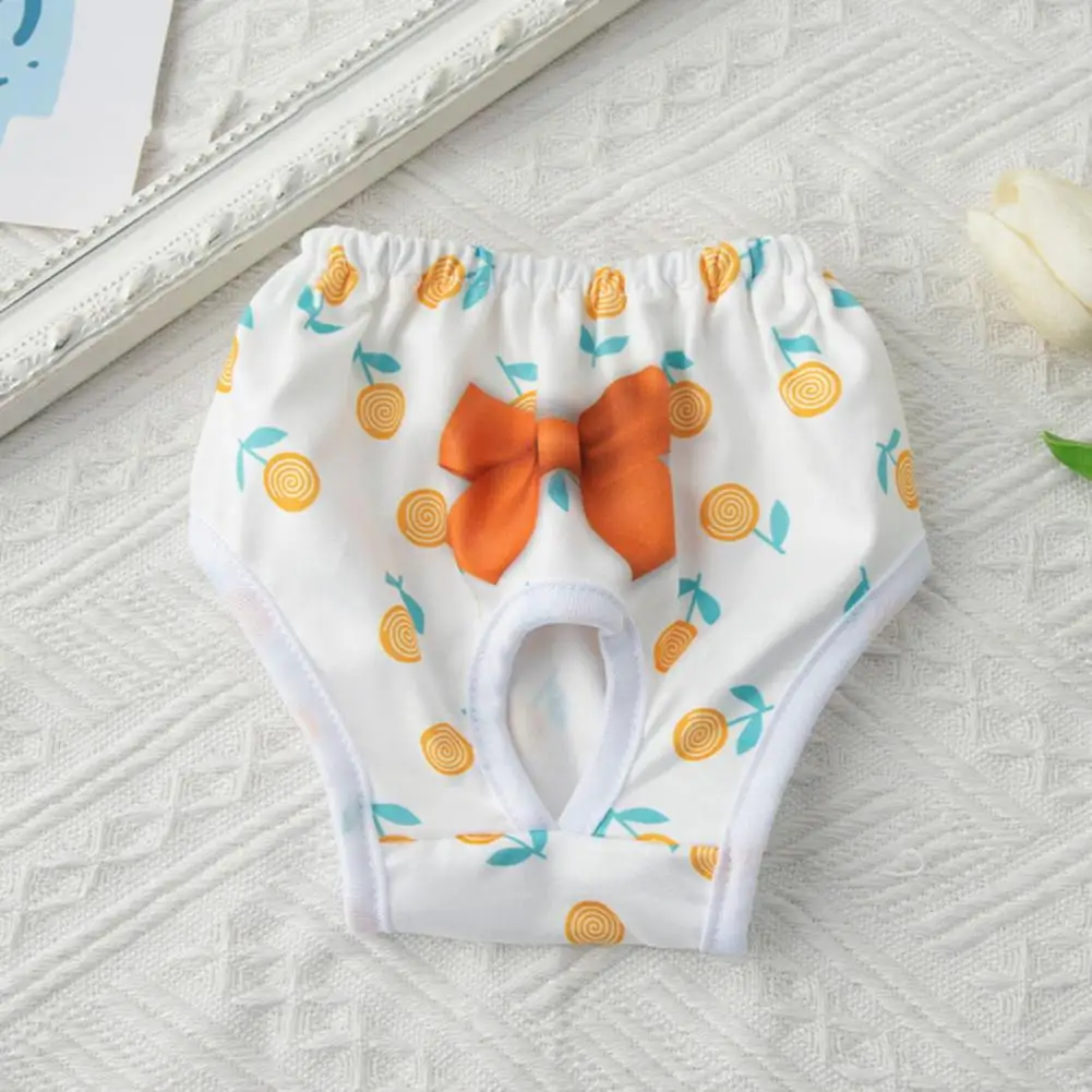 Dog Diapers for Female Dogs Vibrant Pattern Printed Dog Diapers Flower Dog Diaper Clothes Pet Princess for Comfortable for Dogs