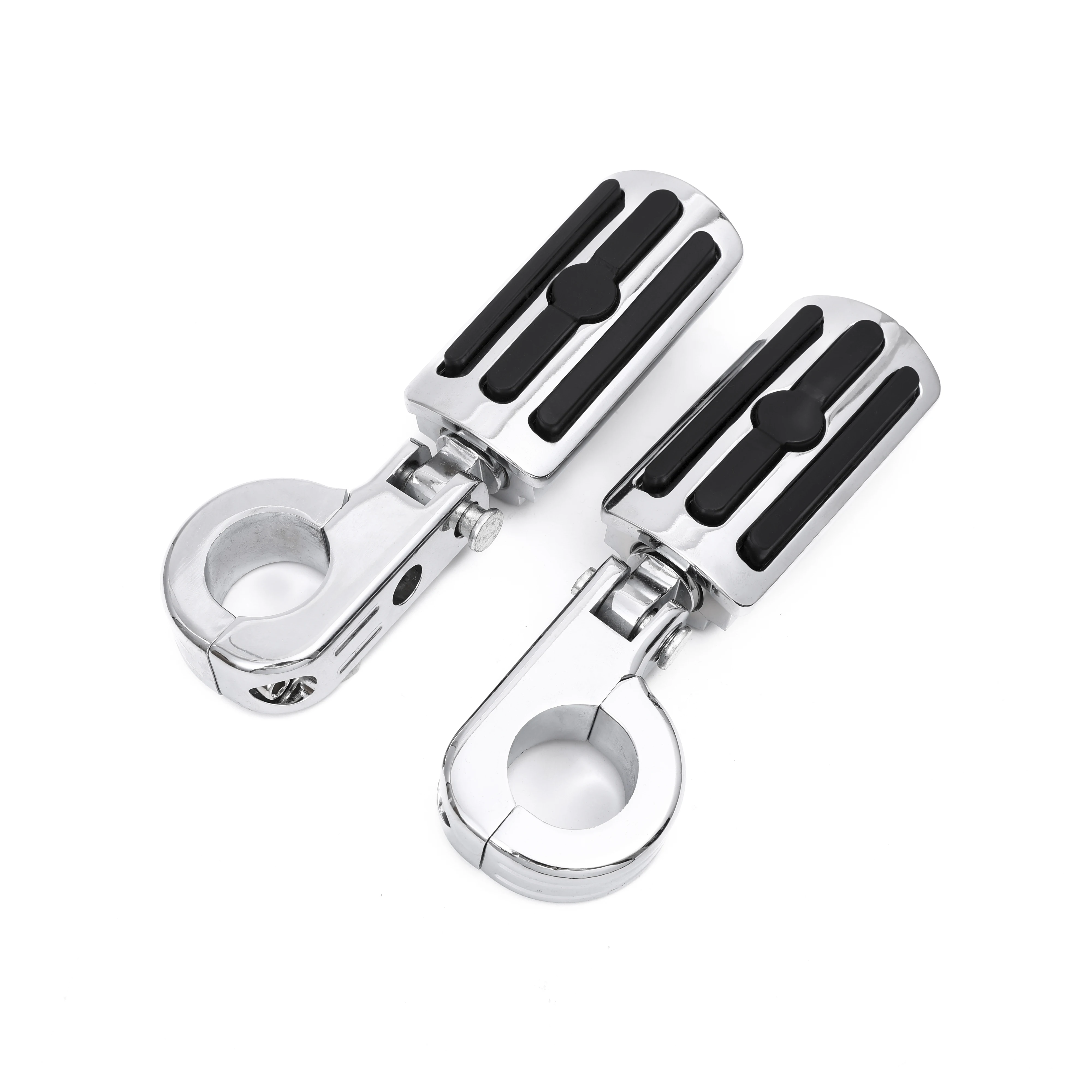 

1-1/4" 32MM Motorcycles Highway Foot Pegs Mount Engine Guards Footrest For Harley Honda Kawasaki Davidson Road King Street Glide