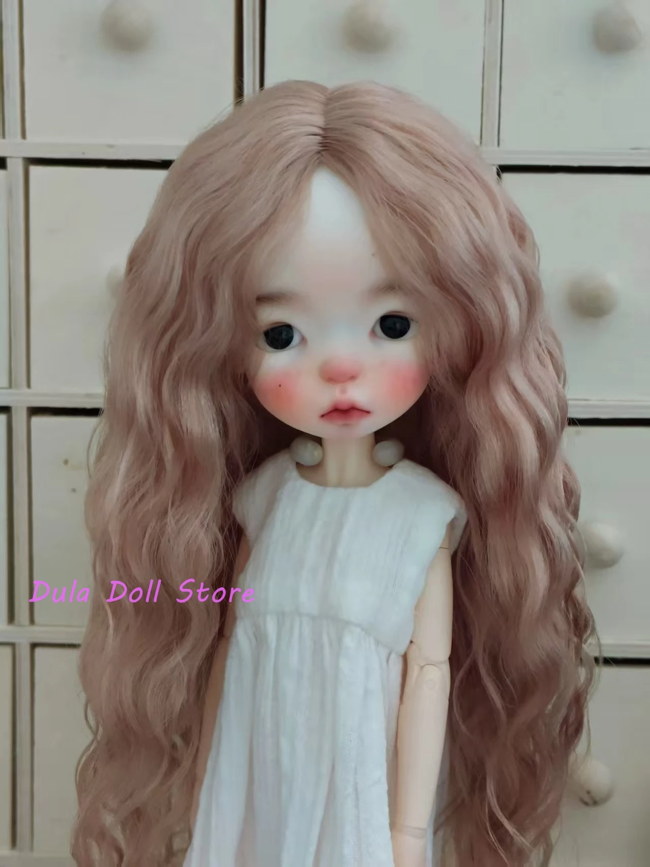 

Dula Doll Wigs for Landoudou Landazz Mohair hair 16cm head circumstance