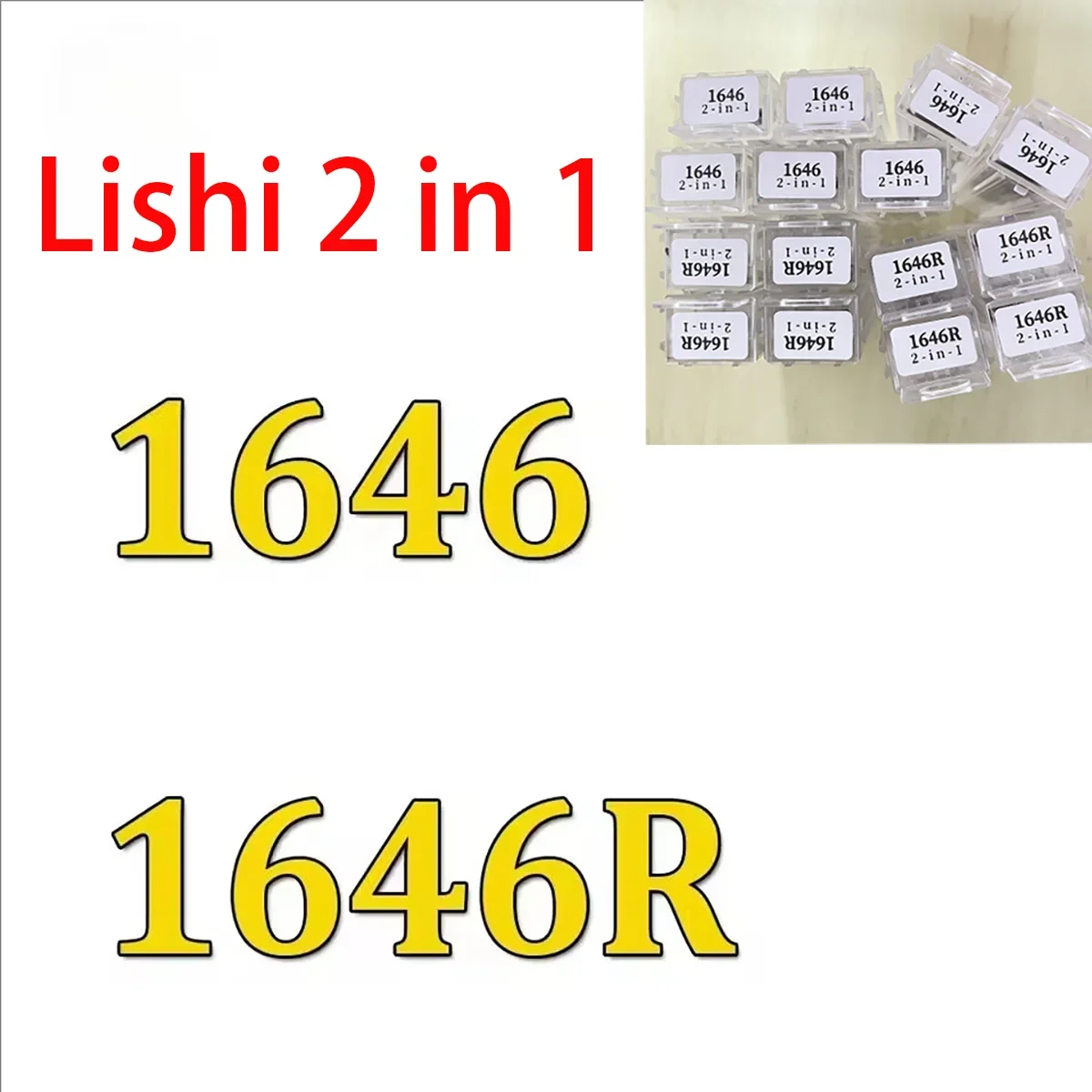 Lishi 2 in 1 Tool 1646 1646R Locksmith Tools for Home Door Civil Locks