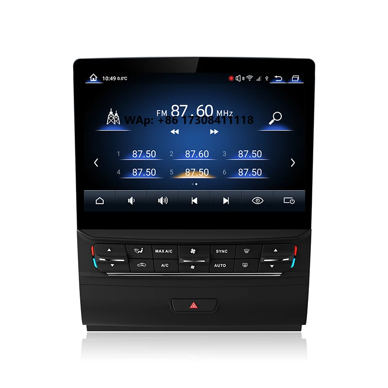 

High Quality 10.5inch Car Radio Multimedia Player for Quattroporte 2013-2016 Car Stereo With Carplay Android Auto