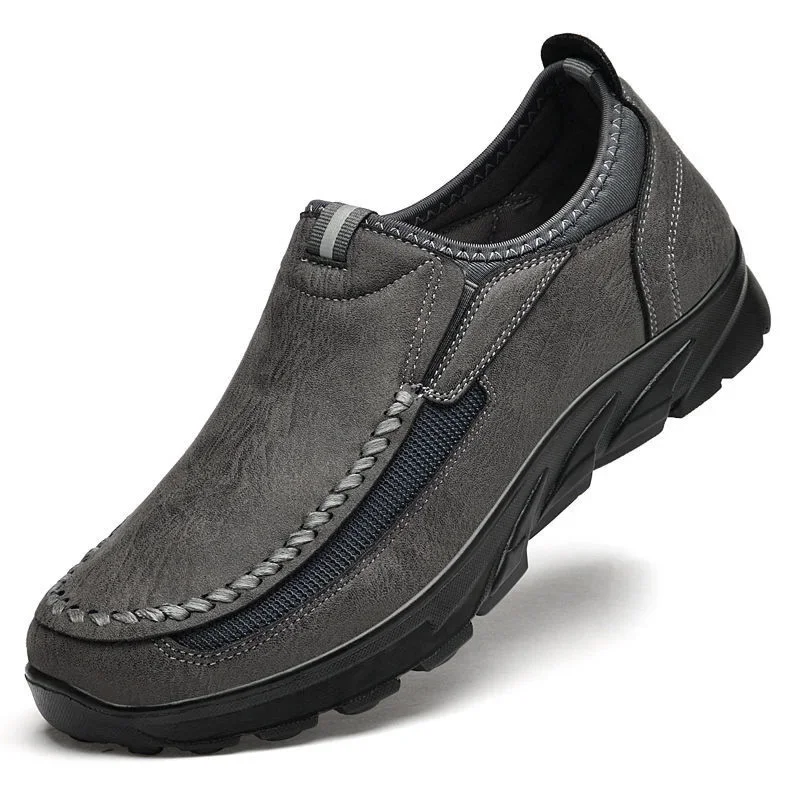 Zapatos informales de talla grande 39-48 para hombre, mocasines transpirables, zapatillas de deporte a la moda, cómodos, planos, hechos a mano, mocasines de ocio Retro