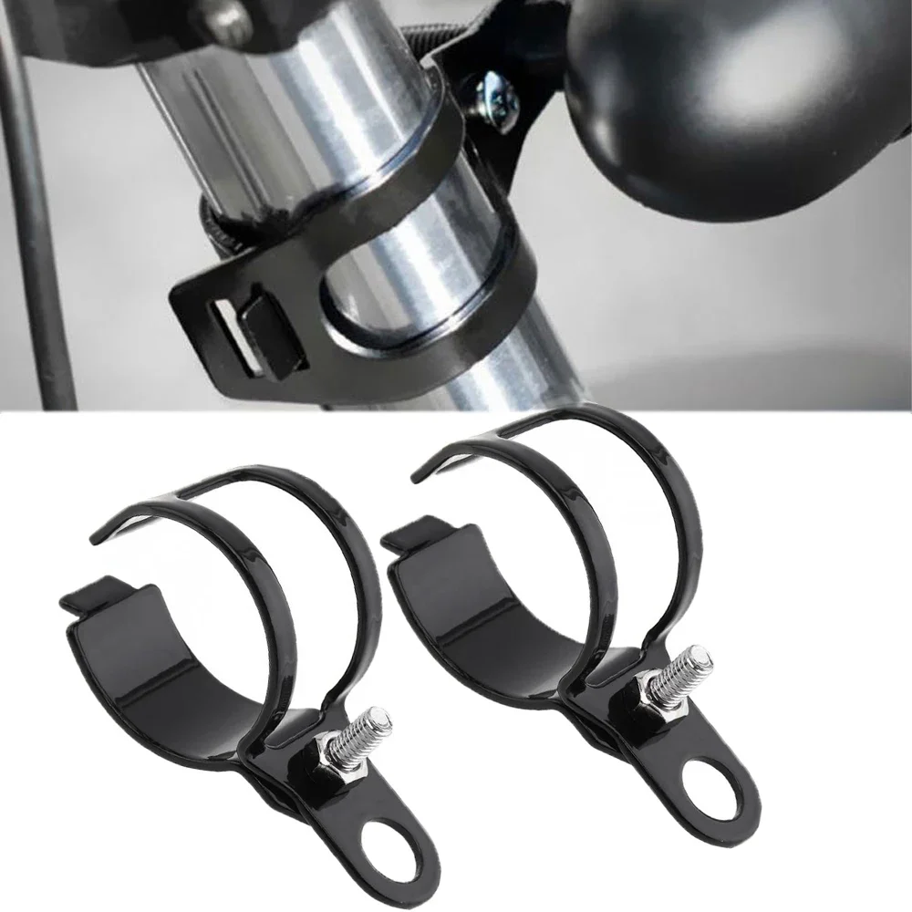 

New 2pcs Motorcycle Mount Turn Signal Bracket Flasher Bracket Blinker Indicators Holder Fork Mount Clamp ATV / Scoote