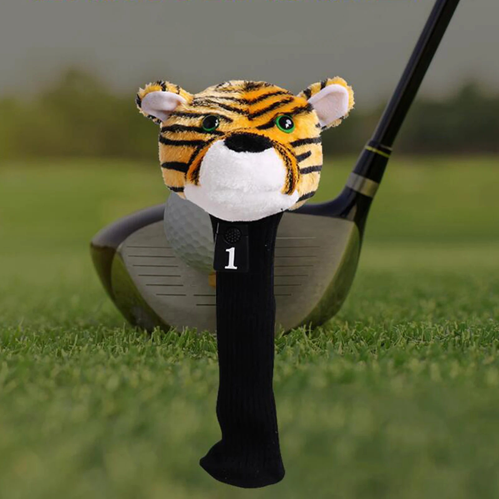

Plush Golf Club Driver Cover, Animal Shape Golf Club Headcover Wood Driver Head Cover Accessory
